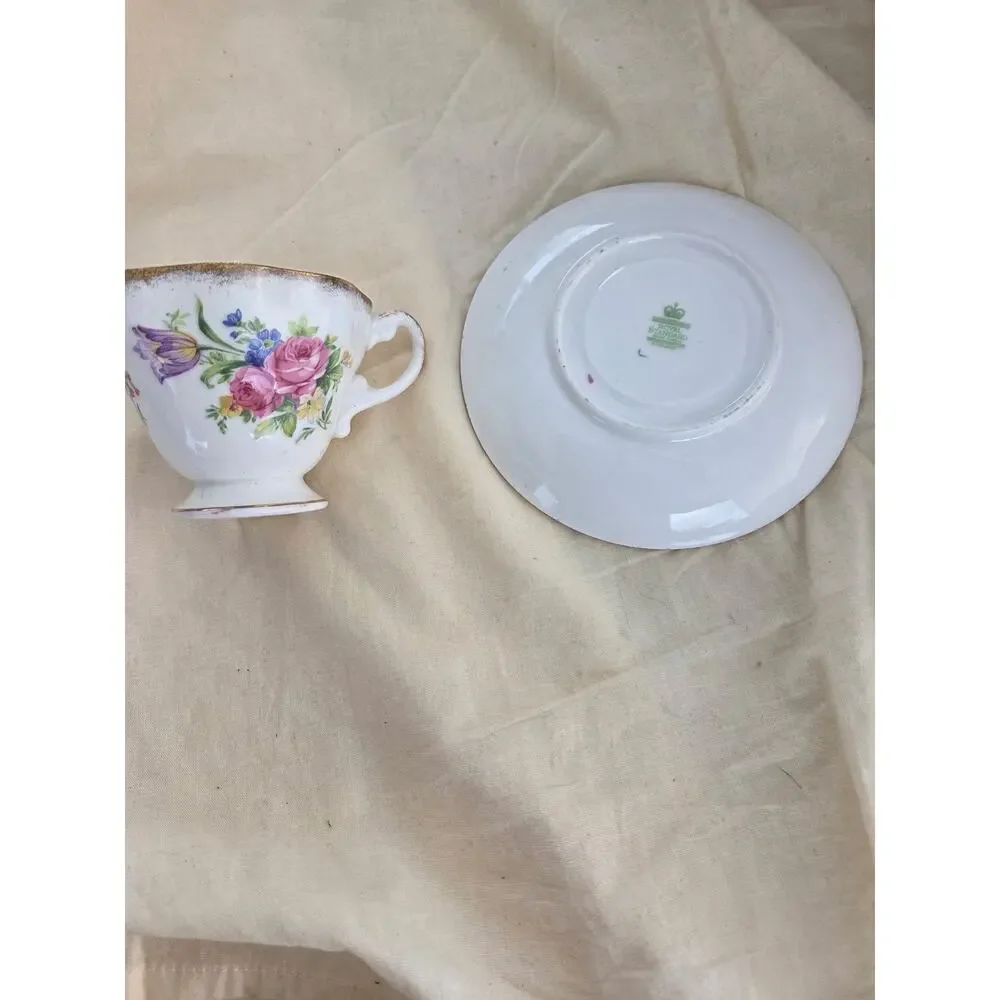 Vintage Salisbury Tea Cup And Saucer Plate